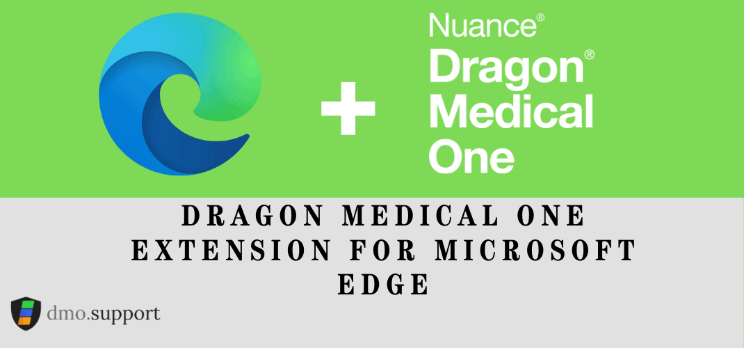 Dragon Medical One extension for Microsoft Edge Banner
