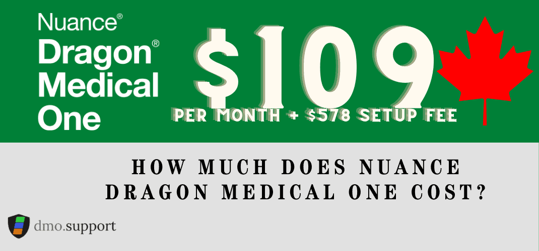 how much does dragon medical one cost in canada